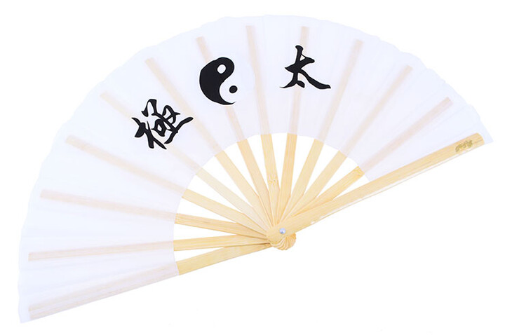 Leque Tai Chi (Tai Ji Shan) Bambu, Yin-Yang
