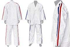 Kimono de Karate Contact, Rayas tricolores