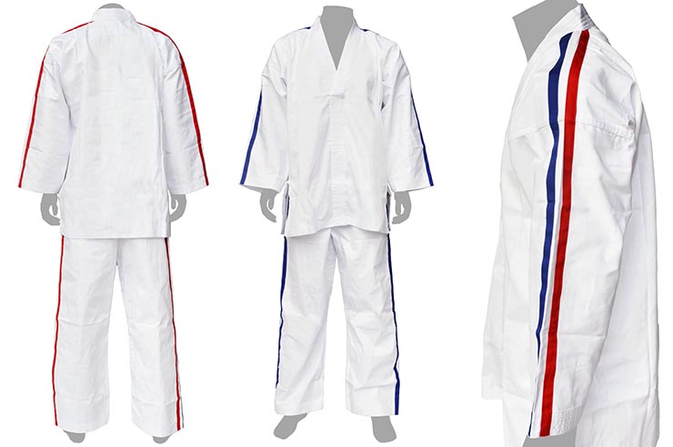 Karate Contact Kimono, Tricolours stripes