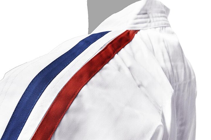 Kimono Karaté Contato, Fitas tricolores