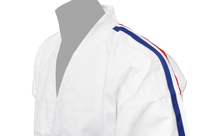 Kimono Karaté Contato, Fitas tricolores