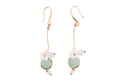 Earrings, Turquoise