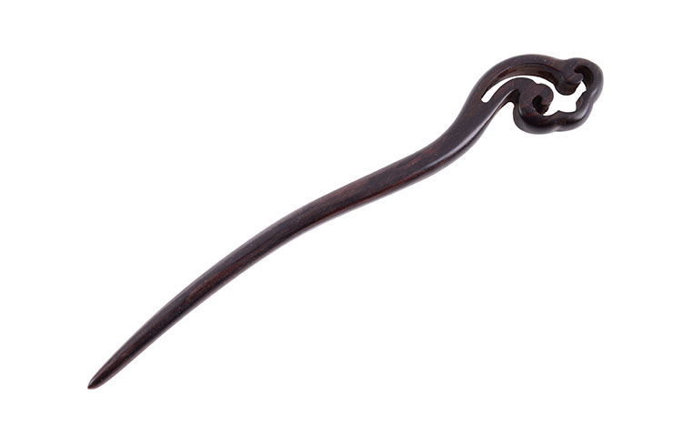 Hairpin, Cloud - Carved Wood