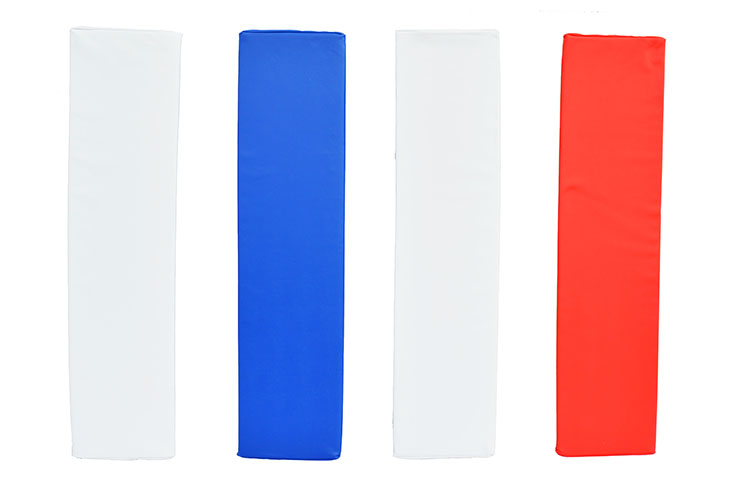 Conjunto de 4 Esquinas de anillo estándar (azul, blanco, rojo)