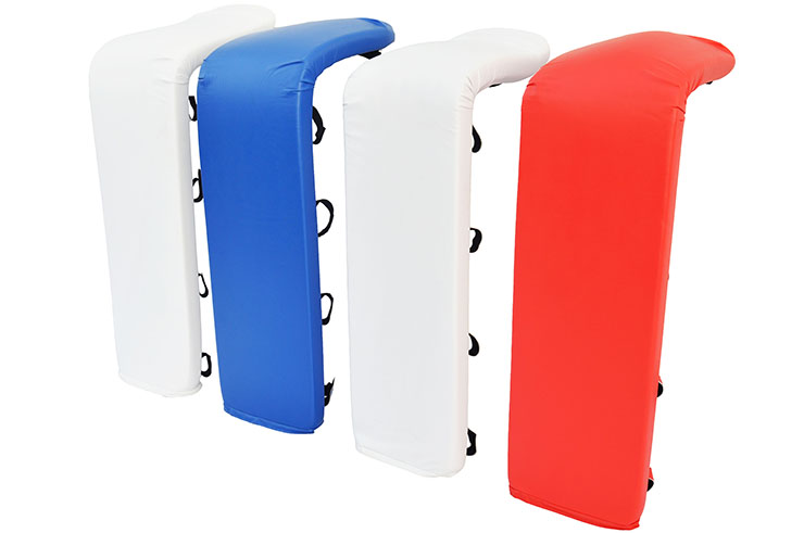 Set of 4 Ring Corners, Large with a Top bulge (Blue, White, Red)