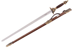 Tai Ji, Tai Chi «Zhen Zhai» Straightsword, Diamond Cross Section, Semi Flexible