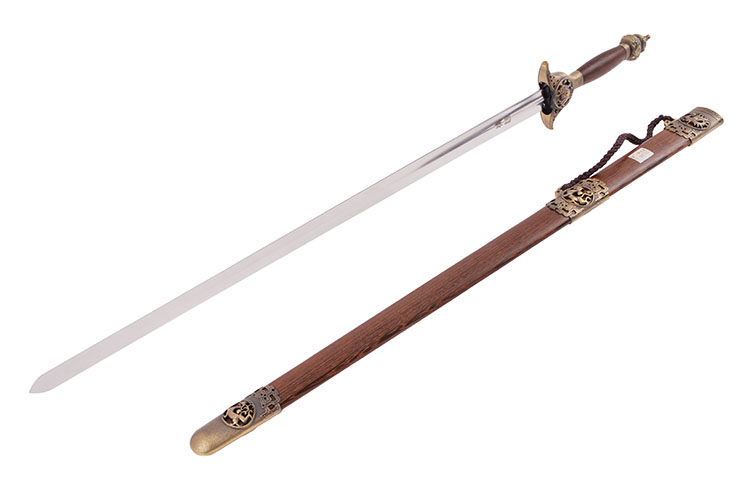 Tai Ji, Tai Chi «Zhen Zhai» Straightsword, Diamond Cross Section, Semi Flexible