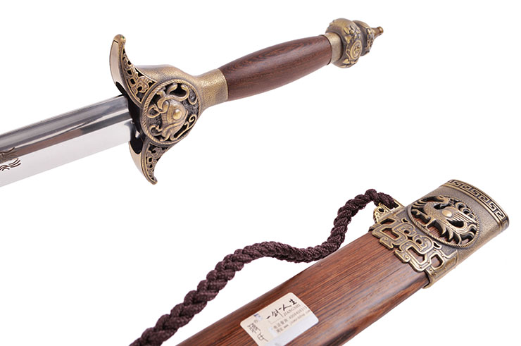 Tai Ji, Tai Chi «Zhen Zhai» Straightsword, Diamond Cross Section, Semi Flexible