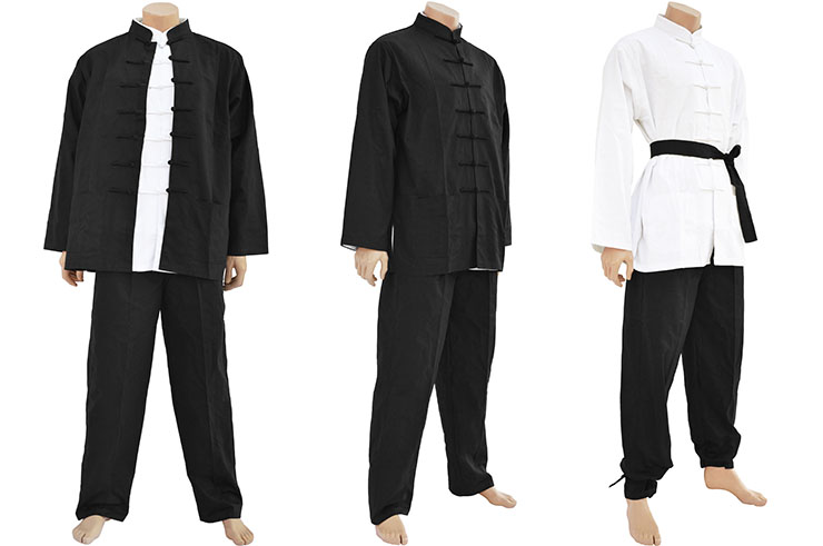 Tenue Bruce Lee Traditionnelle JingWuMen - Coton épais