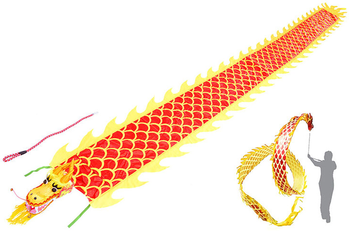 Dragão Volante Ouro & Vermelho