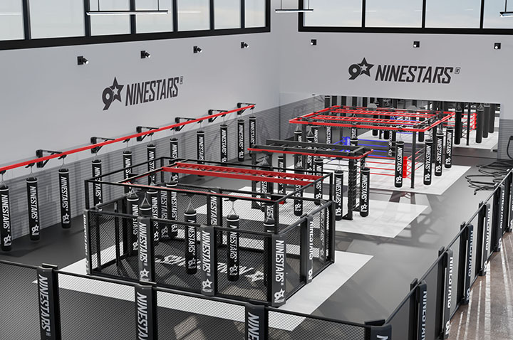 Fight Zone - Gimnasio completo personalizado, NineStars