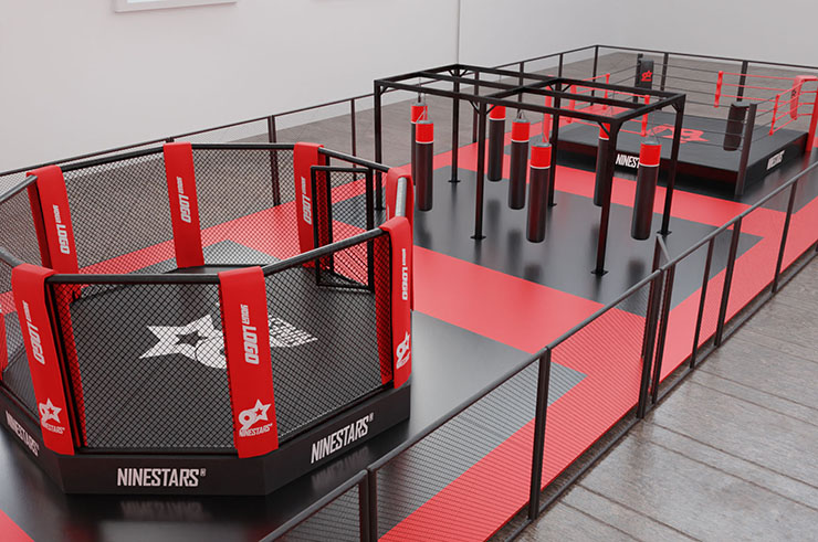 Fight Zone - Gimnasio completo personalizado, NineStars