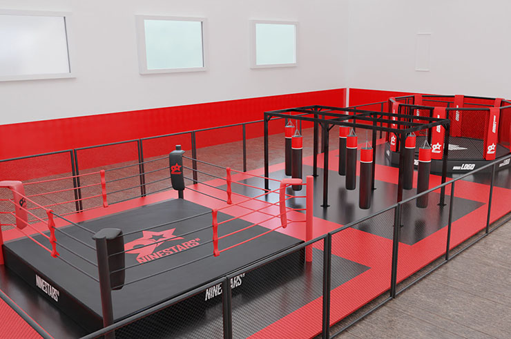 Fight Zone - Gimnasio completo personalizado, NineStars