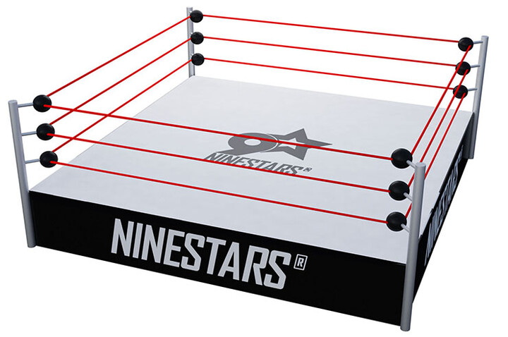 Ring de Catch WWE, sur plateforme - 100% Personnalisé, NineStars