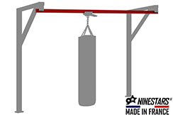 Rail for punching bag, custom made - NineStars