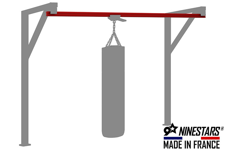 Rail for punching bag, custom made - NineStars