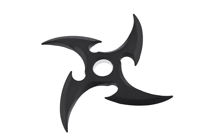 Estrela Ninja Shuriken preto - Wind Demónio, Com rolamento