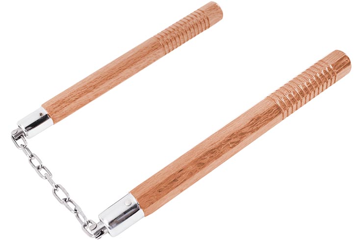 Nunchaku, Octagonal - Wood & Chain