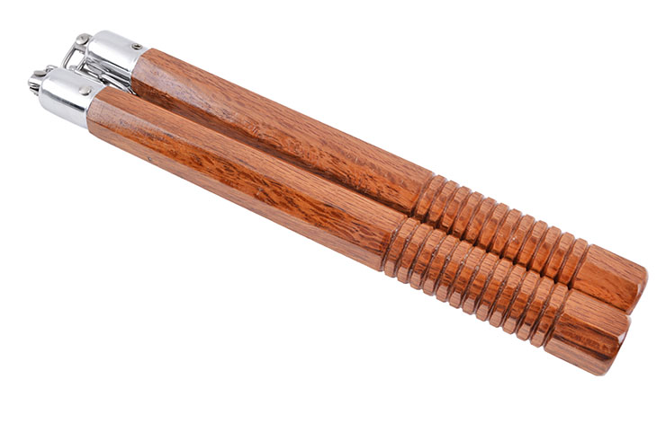 Nunchaku, Octogonal - Bois & Chaîne