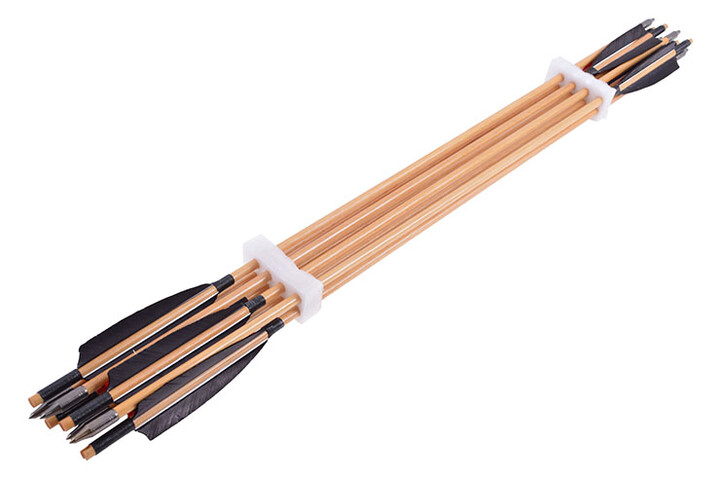 Set de 12 setas tradicionais de bambu