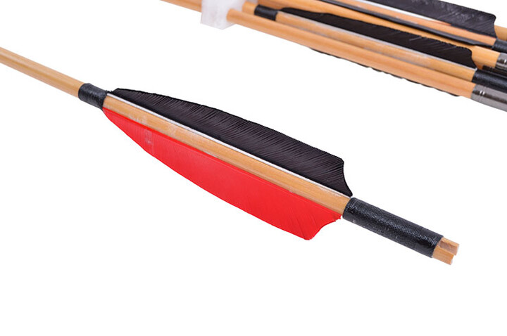 Set de 12 setas tradicionais de bambu