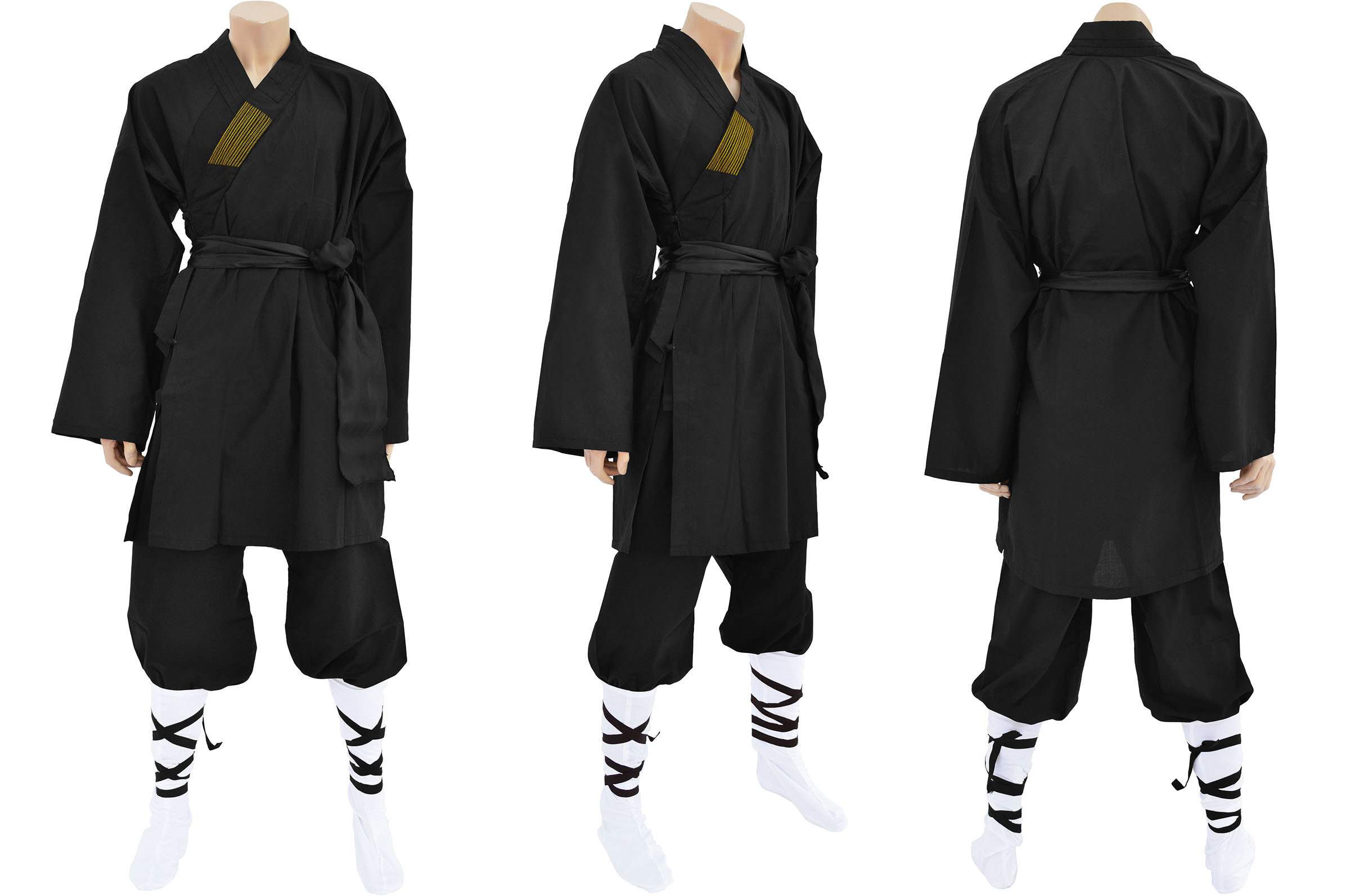Disminución histórico Abiertamente Shaolin Uniform, Black Cotton - DragonSports.eu