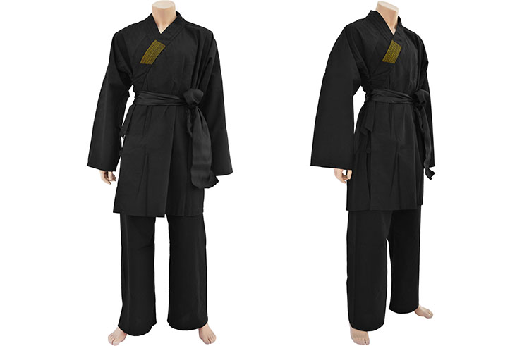 Shaolin Uniform, Black Cotton