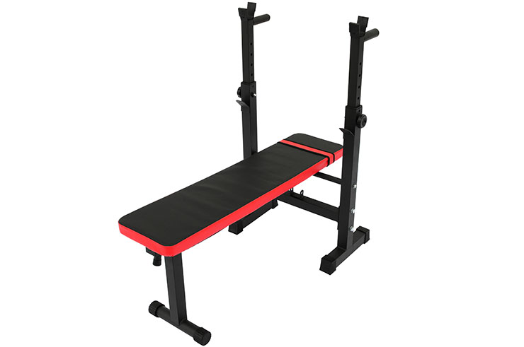 Weight & Press Bench, with Barbell weight Rack