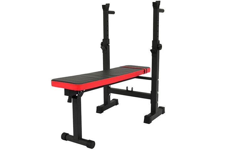 Weight & Press Bench, with Barbell weight Rack