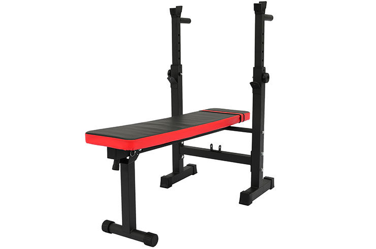 Weight & Press Bench, with Barbell weight Rack