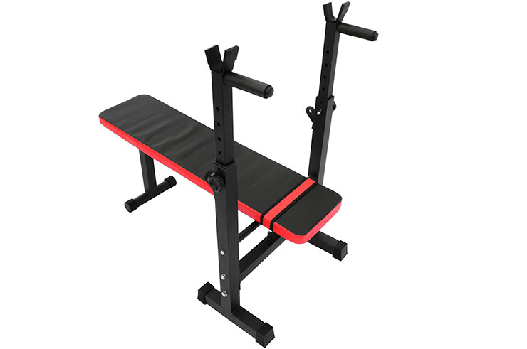 Weight & Press Bench, with Barbell weight Rack