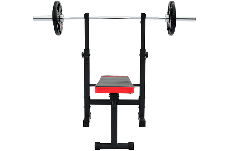 Weight & Press Bench, with Barbell weight Rack