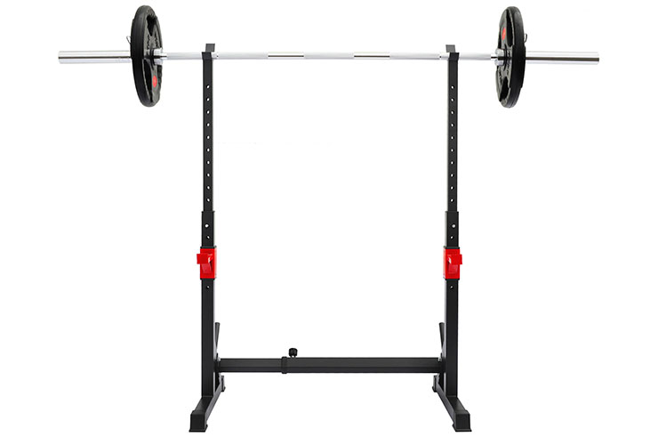 Soporte Ajustable para Barra de Musculación