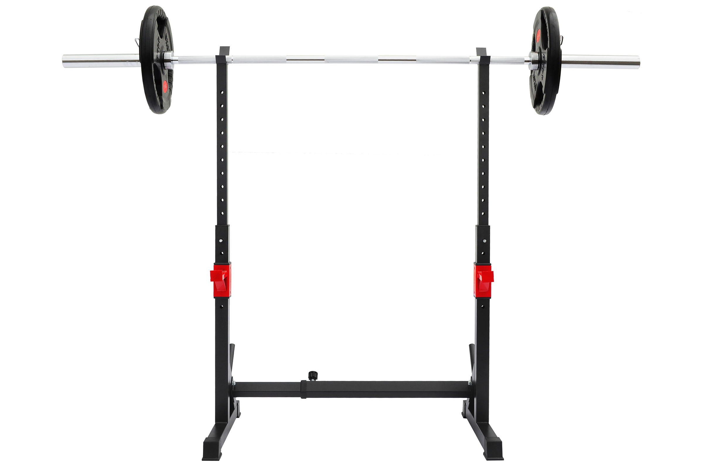 Soporte Ajustable para Barra de Musculación 