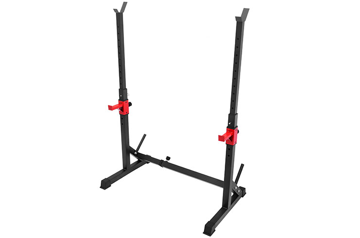 Soporte Ajustable para Barra de Musculación