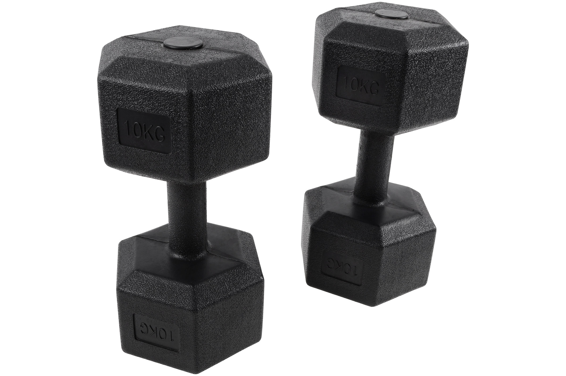 Paire d'haltères 5kg Biceps hexagonales en fer