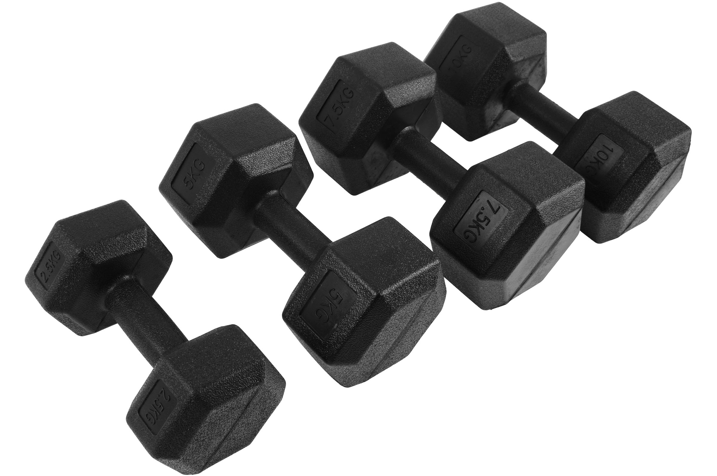 Par de Mancuerna hexagonal de 2 5 a 10 kg DragonSports.eu