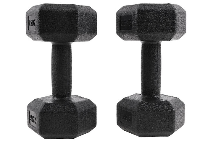 Par halteres Hexagonal de 2,5 à 10 kg
