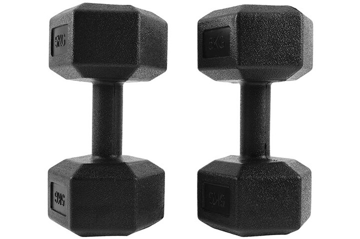 Par halteres Hexagonal de 2,5 à 10 kg