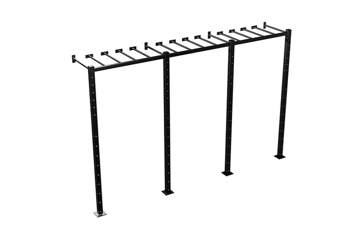 Wallmounted Monkey bars Rig