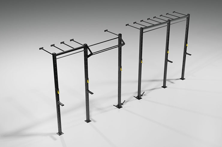 Wallmounted Monkey Bars, Pull Up & Lift Offs Rig