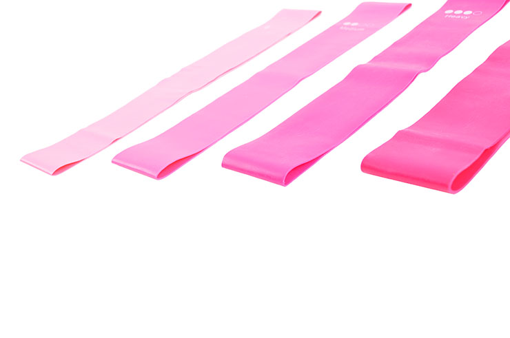 tiras de Resistência, Yoga & Fitness, Silicone - lote de 4