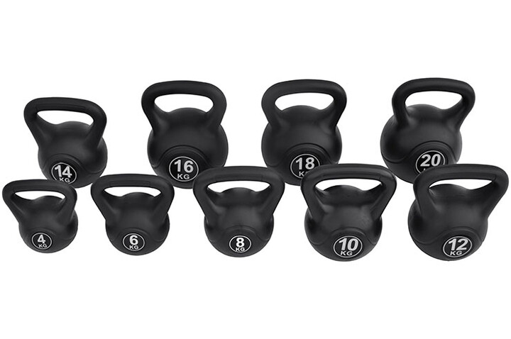 Kettlebell 4 kg, Casco Plástico