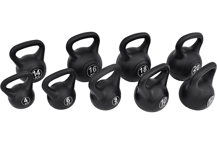 Kettlebell 4 KG, Coque Plastique