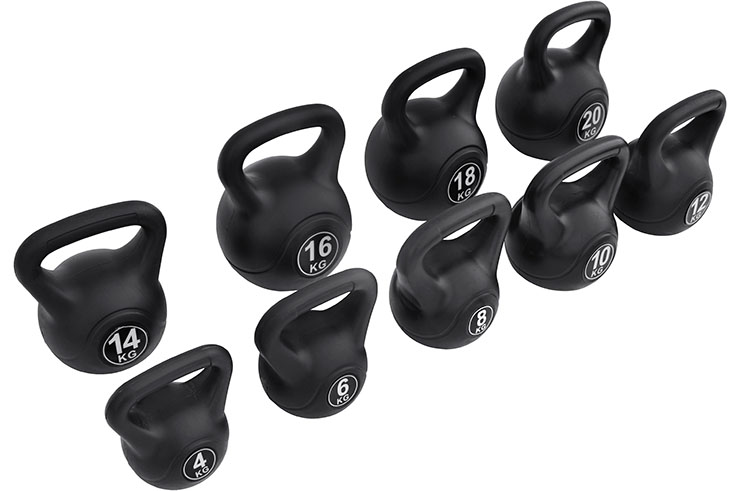 Kettlebell 4 KG, Coque Plastique