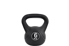 Kettlebell 6 KG, Coque Plastique