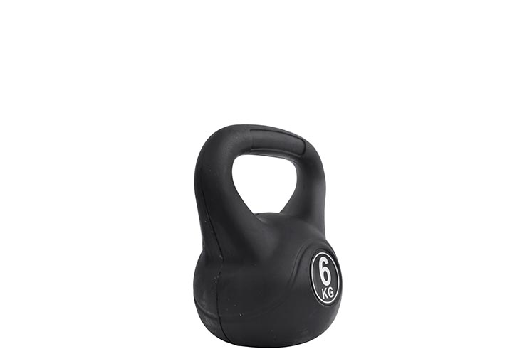 Kettlebell 6 KG, Coque Plastique