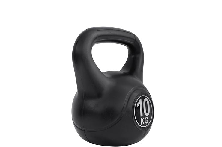 Kettlebell Acero 10 KG, Carcasa de plástico