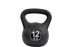 Kettlebell 12 KG, Coque Plastique