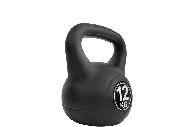 Kettlebell Acero 12 KG, Carcasa de plástico